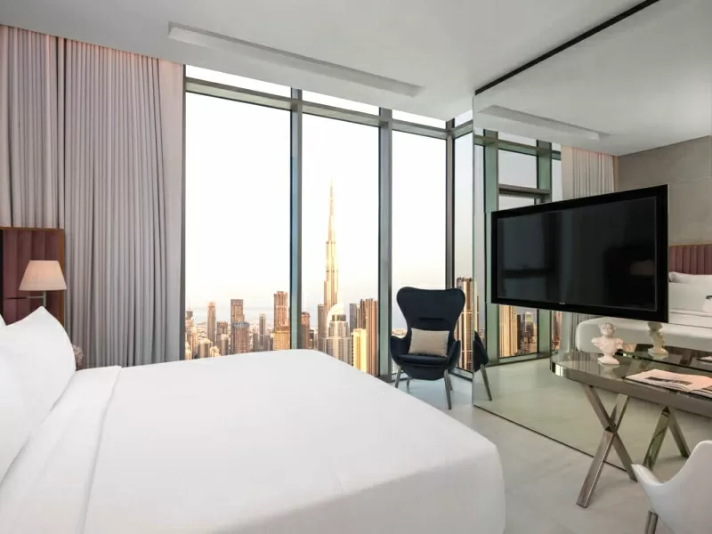 Квартира дуплекс с 2 спальнями в СЛС Дубай Хотел