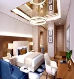 Bedroom in a sold apartment of a residential building Volta